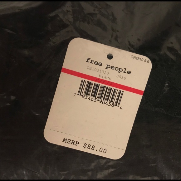 🖤 NWT FREE PEOPLE Premonitions Bodycon Dress Black XS 🖤 - Picture 10 of 10